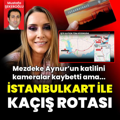 Katil zanlısın rotasını İstanbulkart ele verdi!