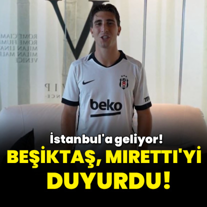 Beşiktaş, Fabio Miretti'yi duyurdu!