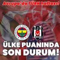 İşte UEFA ülke puanında son durum!