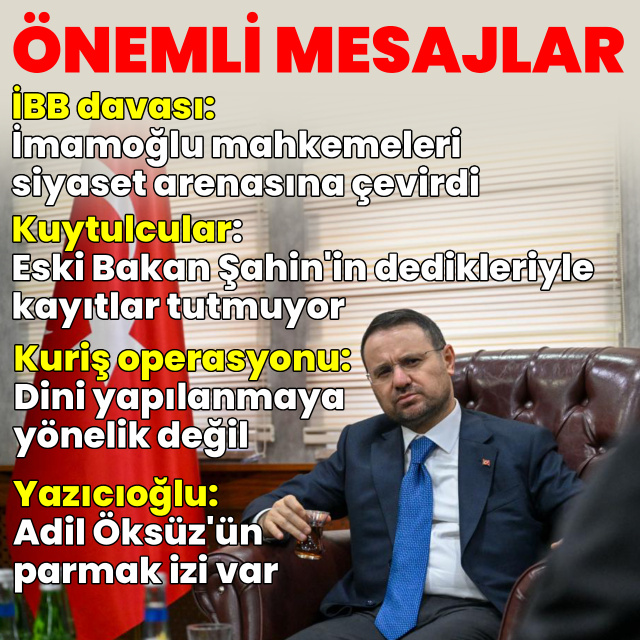 Akın Gürlek'ten önemli mesajlar!