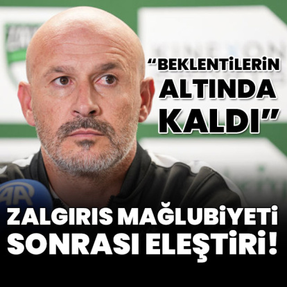 "Beklentilerin altında kaldı"