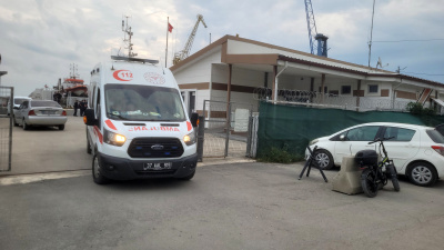 Gemide batma tehlikesi! Mürettebat tahliye edildi