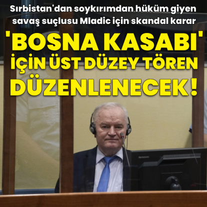 "Bosna kasabı" Mladic'e üst düzey devlet töreni