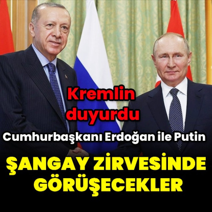 Cumhurbaşkanı Erdoğan, Putin'le görüşecek