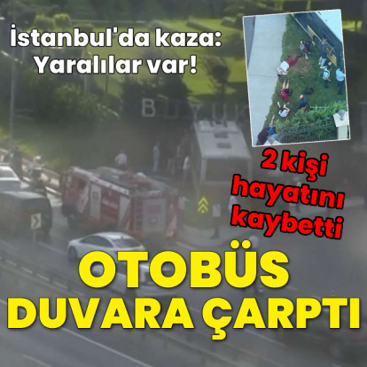 İETT otobüsü kaza yaptı