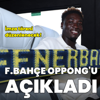 F.Bahçe, Oppong transferini açıkladı!