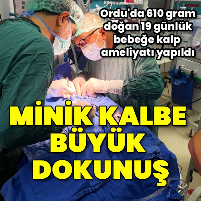 610 gramlık bebeğe yaşam mücadelesi