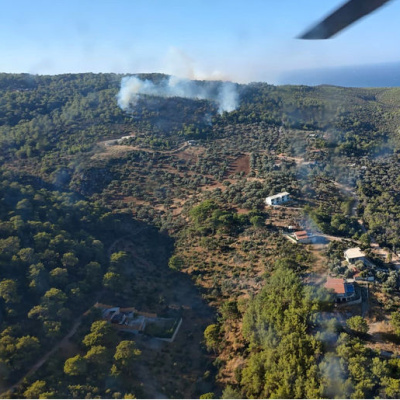 Kaş'ta orman yangını