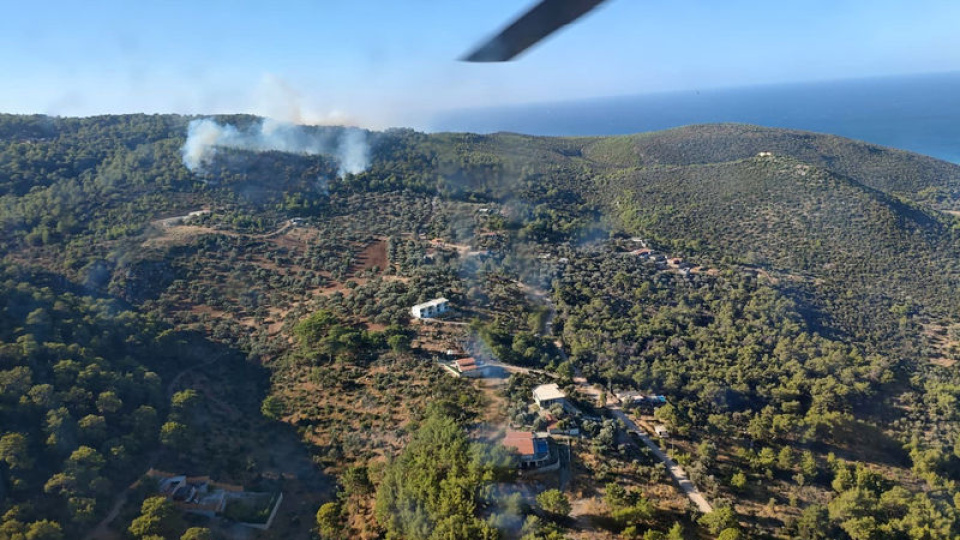 Kaş'ta orman yangını