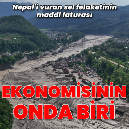 Nepal'de felaketin manzaraları