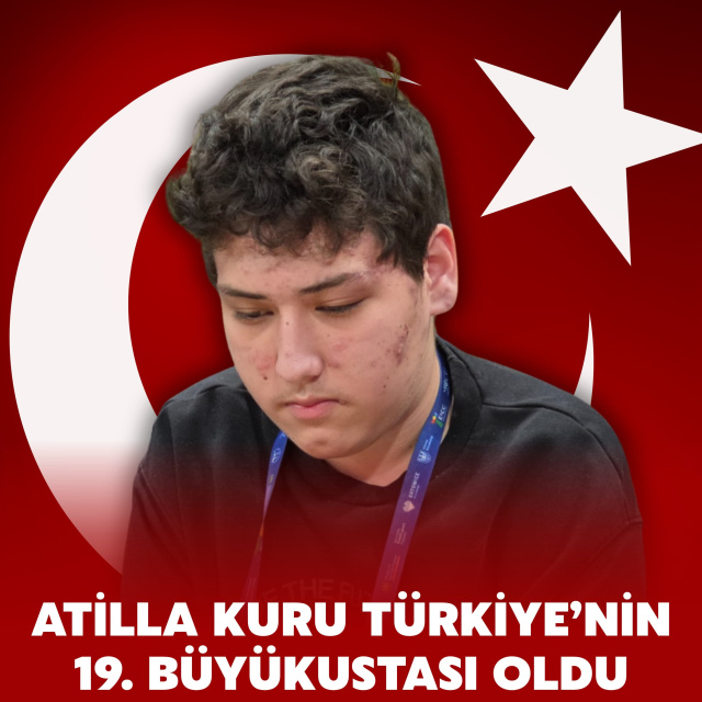 Atilla Kuru, büyükusta olmayı garantiledi