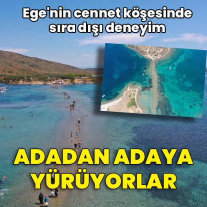 Adadan adaya yürüyorlar