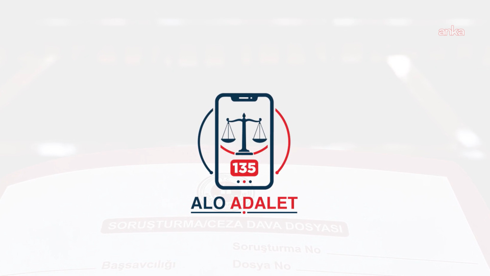 "Alo Adalet 135" hizmeti başlıyor