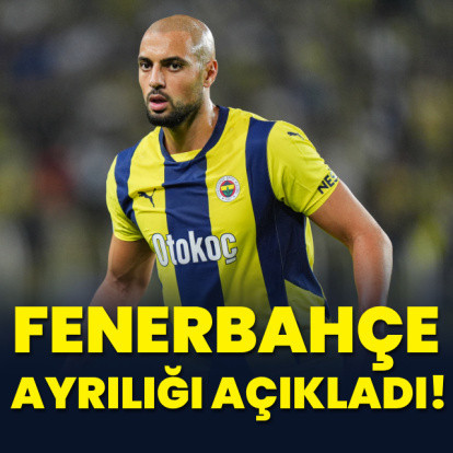 Fenerbahçe'de Sofyan Amrabat ile yollar ayrıldı!