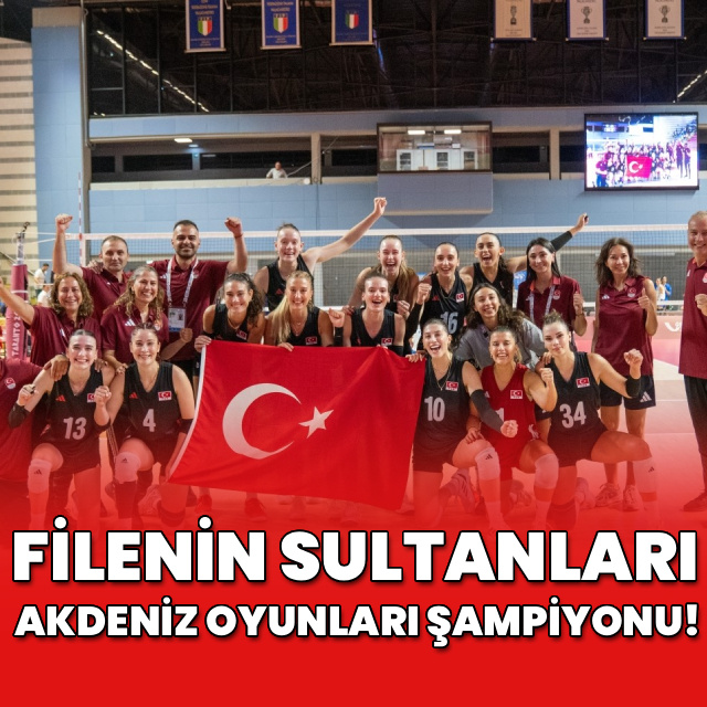 Filenin Sultanları, Akdeniz Oyunları şampiyonu!
