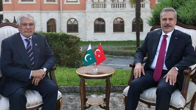 Fidan, Pakistanlı mevkidaşı ile görüştü