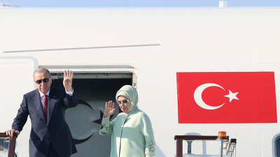 Cumhurbaşkanı Erdoğan Kırgızistan'a gitti