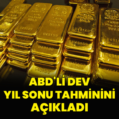 ABD'li dev altın tahminini açıkladı