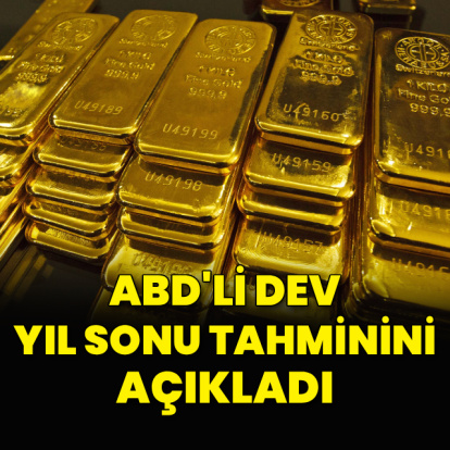 ABD'li dev altın tahminini açıkladı