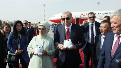 Cumhurbaşkanı Erdoğan Kırgızistan'da