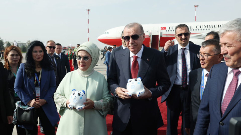 Cumhurbaşkanı Erdoğan Kırgızistan'da
