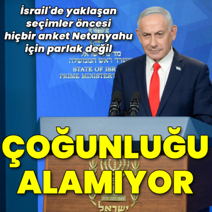 Netanyahu parlamentoda çoğunluğu alamıyor
