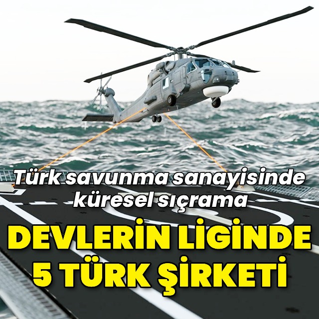 Savunma devlerindeki 5 Türk şirketi