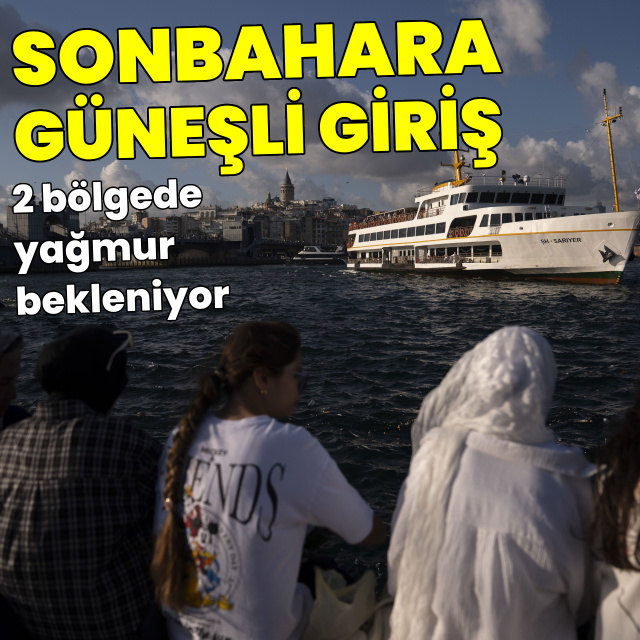 2 bölge için sağanak yağmur uyarısı! Sıcaklıklarda değişiklik yok