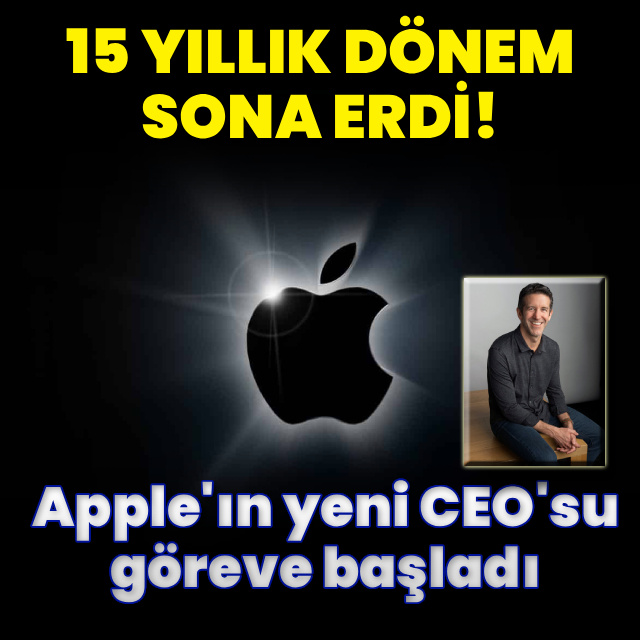 Apple’de yeni CEO dönemi!