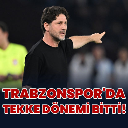 Trabzonspor'da Fatih Tekke ile yollar ayrıldı!