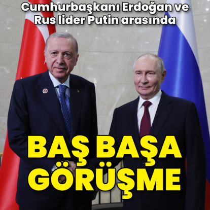 Cumhurbaşkanı Erdoğan ve Rus lider Putin görüştü