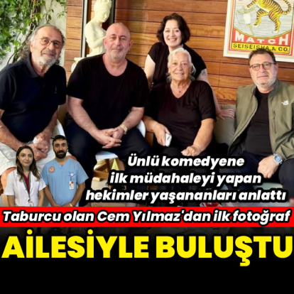 Ailesiyle buluştu
