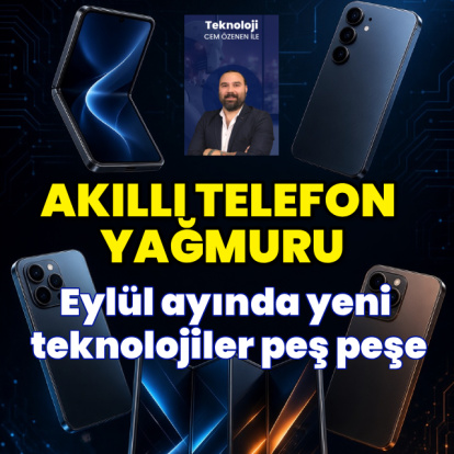 Eylülde akıllı telefon yağmuru
