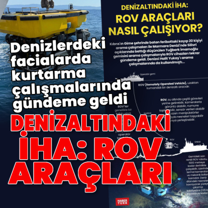 Denizaltındaki İHA: Rov araçları