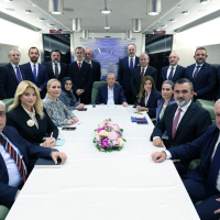 Cumhurbaşkanı Erdoğan'dan Kırgızistan dönüşü açıklamalar