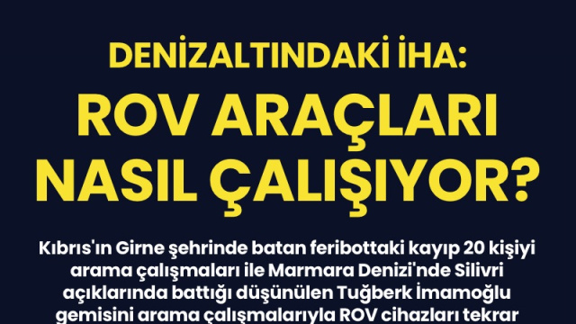 Denizaltındaki İHA: ROV