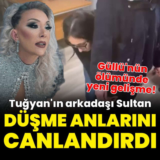 Güllü'nün düşüş anını canlandırdı
