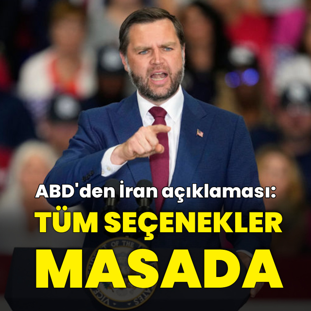 ABD'den İran'a: Tüm seçenekler masada