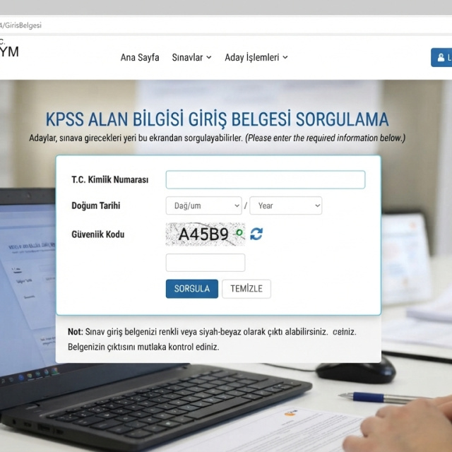 KPSS Alan Bilgisi sınav yerleri açıklandı!