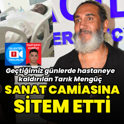 Sanat camiasına sitem etti