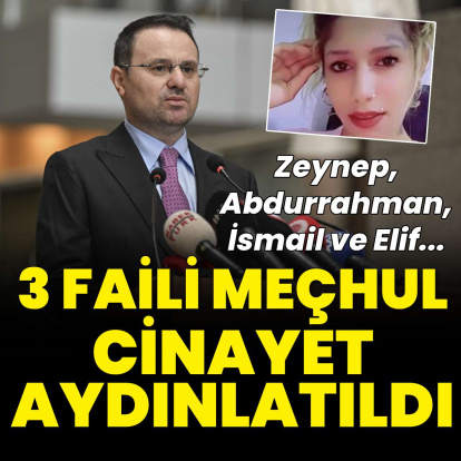 Bakan Gürlek: 3 faili meçhul cinayet daha aydınlatıldı