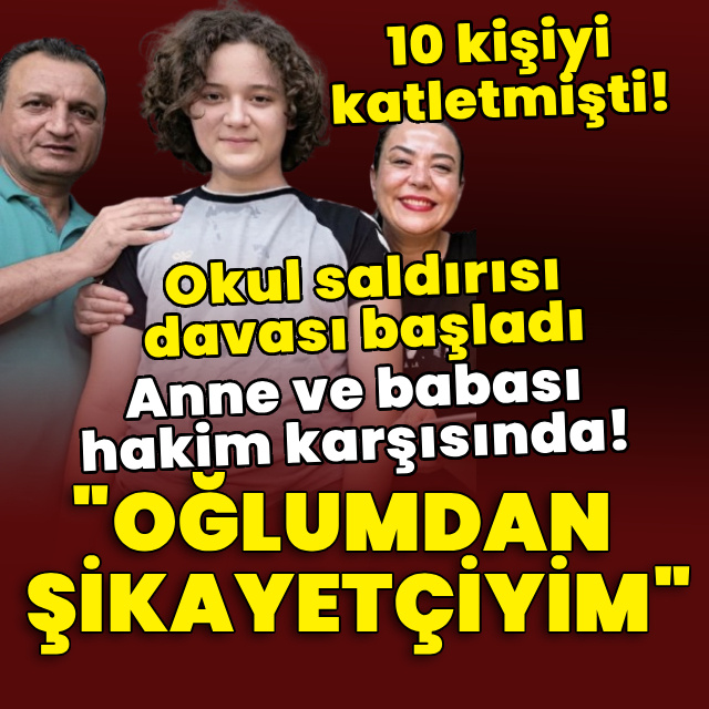 10 kişiyi katletmişti! Okul saldırısı davası başladı!