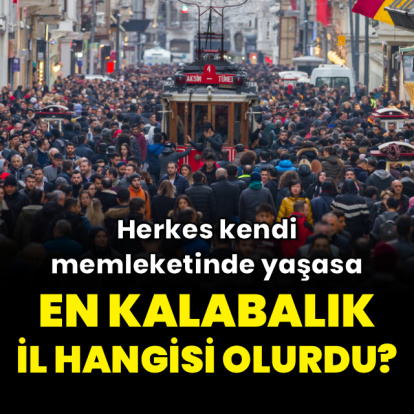 Herkes memleketinde yaşasaydı en kalabalık il hangisi olurdu?