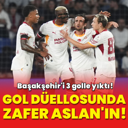 Gol düellosunda zafer Galatasaray'ın!