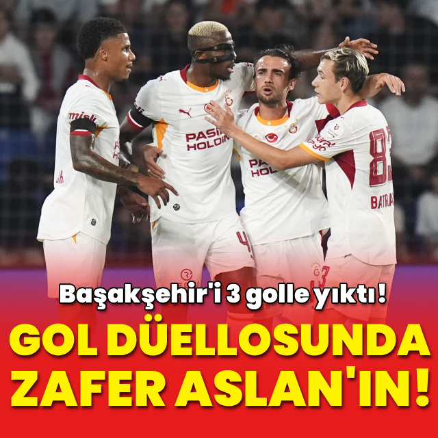 Gol düellosunda zafer Galatasaray'ın!