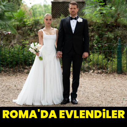 Roma'da evlendiler