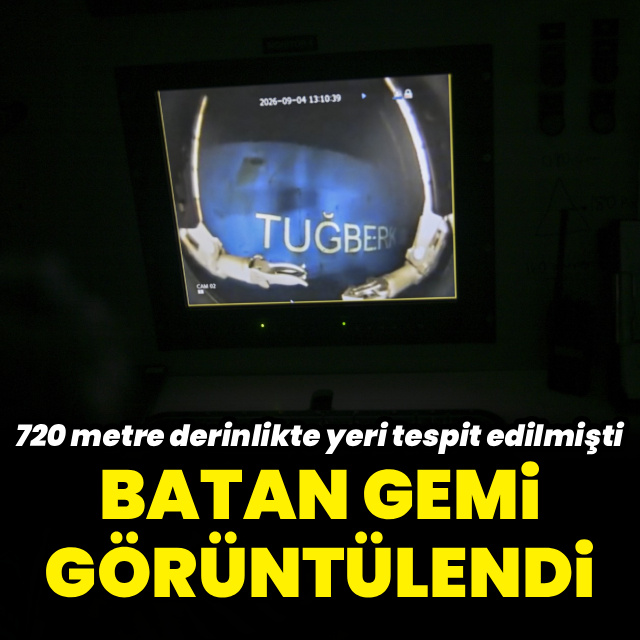 Batan geminin görüntülerine ulaşıldı
