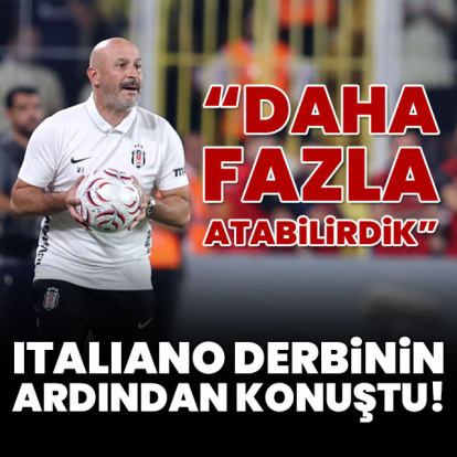 Vincenzo Italiano: Daha fazla atabilirdik!