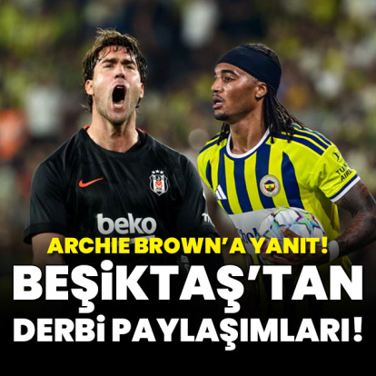 Beşiktaş'tan derbi paylaşımları!