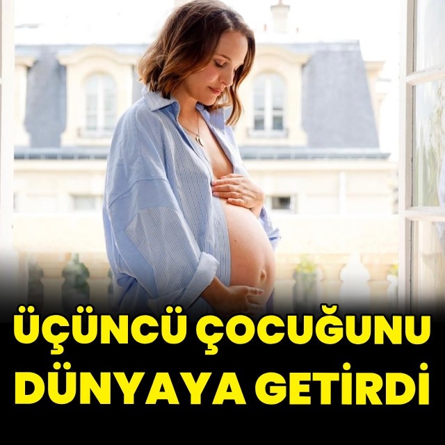 Üçüncü çocuğunu dünyaya getirdi